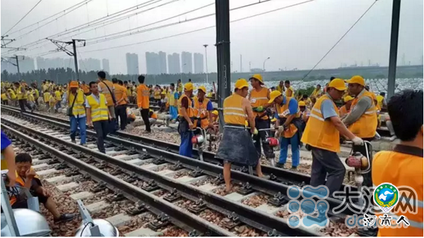 【快讯】1200工人奋战7小时 我国中西部高铁和东部高铁于今晨互联互通