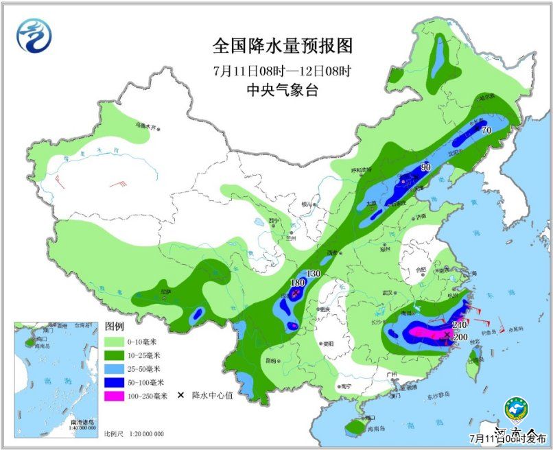 “玛莉亚”登陆 明后两天将给河南带来一场强降水